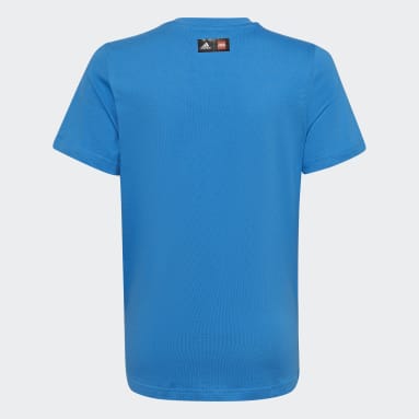 Camiseta adidas x LEGO® Fútbol Estampada Azul Niño Sportswear