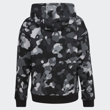 Camo Allover Print Pullover Hoodie
