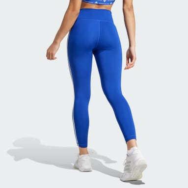 Train Essentials 3-Stripes High-Waisted 7/8 Leggings
