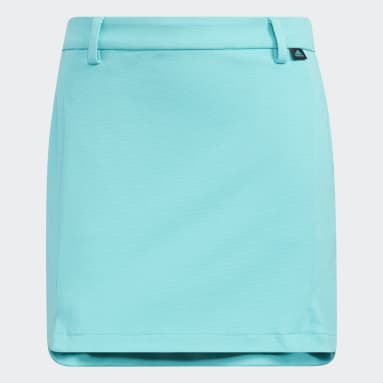 Women Golf Turquoise Textured Skirt