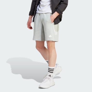 Shorts Future Icons 3-Stripes Cinza Homem Sportswear