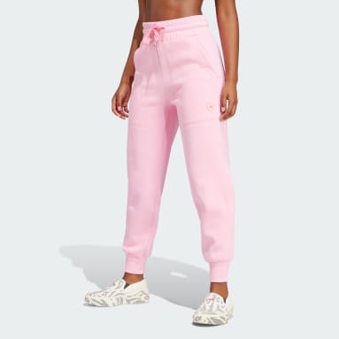 Calças em Fleece adidas by Stella McCartney Rosa Mulher adidas by Stella McCartney