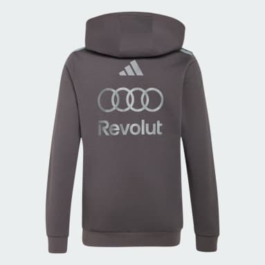 CAMISOLA COM CAPUZ DE PILOTO PARA JOVEM DA AUDI REVOLUT F1 TEAM