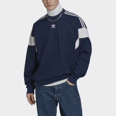 Sudaderas azules hombre adidas