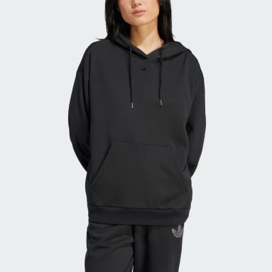 Sudadera con capucha Embellished Oversized Negro Mujer Originals