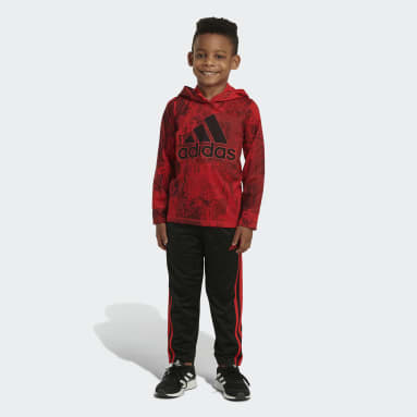 Mélange Hooded Tee and Pants Set