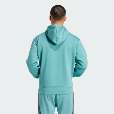 Sudadera de lana con gorro Essentials con logo grande