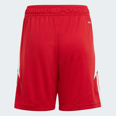 Barn Fotboll Röd Tiro 24 Shorts