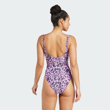 Essentials Animal Print U-Back Swimsuit