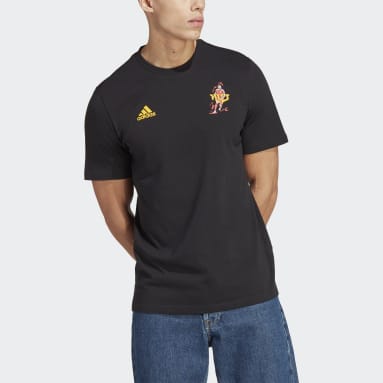 ผู้ชาย ฟุตบอล สีดำ เสื้อยืดพิมพ์ลาย Salah Football Icon