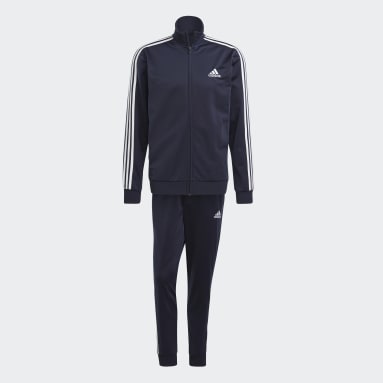 Agasalho Primegreen Essentials 3-Stripes Azul Homem Sportswear