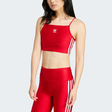Women Originals 3-Stripes Sports Bra Long-Sleeve Top