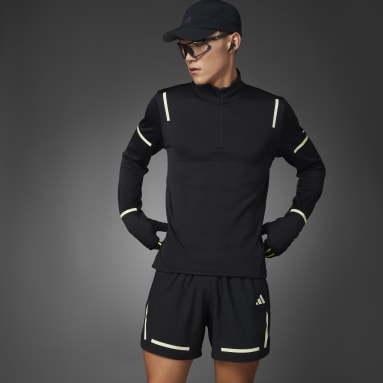 Maglia X-City Reflect At Night 1/2 Zip Nero Uomo Running