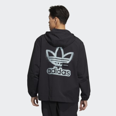 Men Originals Black Adicolor Windbreaker