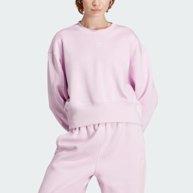 Sweat-shirt ras-du-cou Adicolor Essentials Rose Femmes Originals