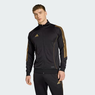 Adidas polyester jacket sales