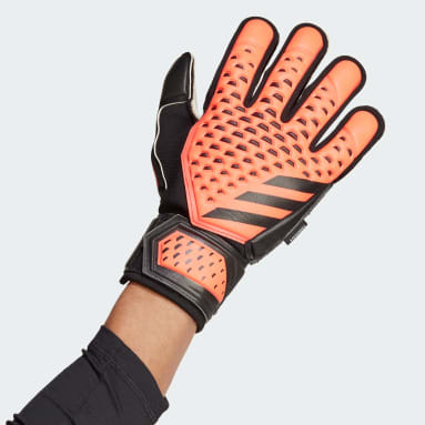 Futbal oranžová Brankárske rukavice Predator Match Fingersave
