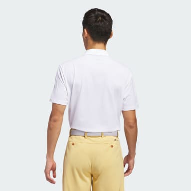 Men Golf White adidas x Malbon Polo Shirt