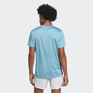Playera Own the Run Azul Hombre Running