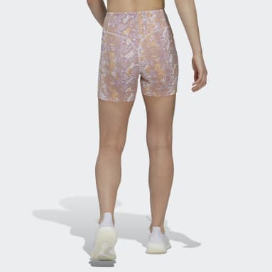 Licras Cortas Hyperglam AEROREADY Pretina Alta Multicolor Mujer Training