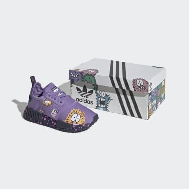 Children Originals Purple adidas x Kevin Lyons NMD_R1 Shoes