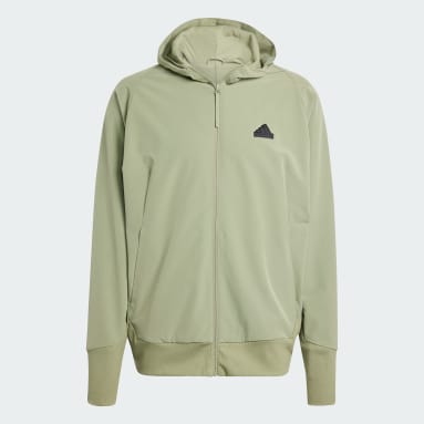 Chaqueta Deportiva con Capucha Z.N.E. Tejida Cierre Frontal