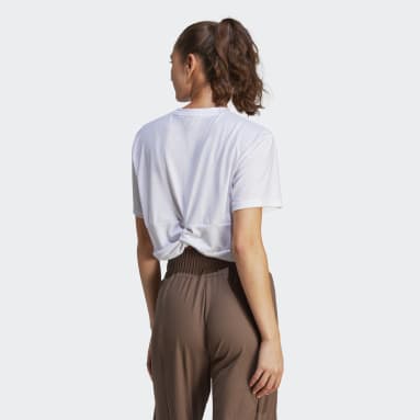 Women's Yoga White Studio Tee