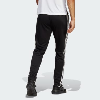 Muži Tréning A Fitnes čierna Tepláky Train Essentials 3-Stripes Training