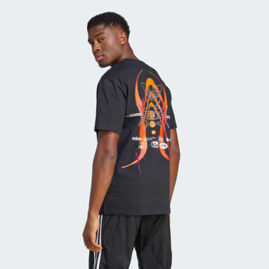 T-shirt adidas Rekive Graphic Nero Uomo Originals