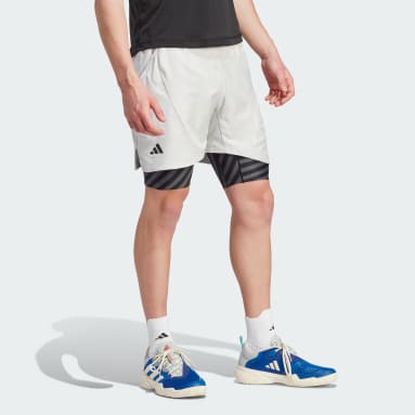 กางเกงเทนนิสขาสั้นดีไซน์ทูอินวัน AEROREADY Pro