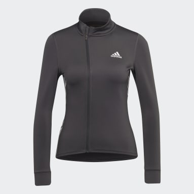 Camiseta de Ciclismo Manga Larga COLD.RDY Gris Mujer Ciclismo