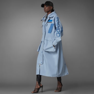 Frauen Originals Blue Version GORE-TEX Long Mantel Blau