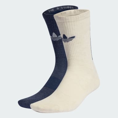 Meias de Cano Médio Trefoil Premium – 2 pares Bege Originals