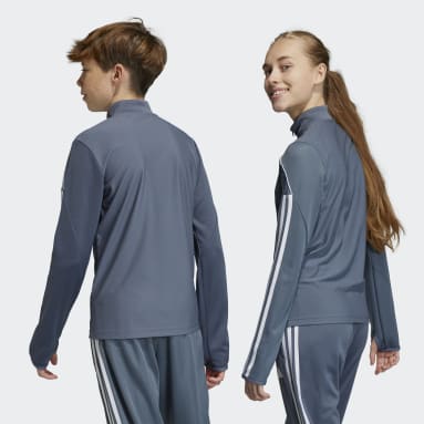 Sudadera entrenamiento Tiro 23 League Gris Niño Fútbol