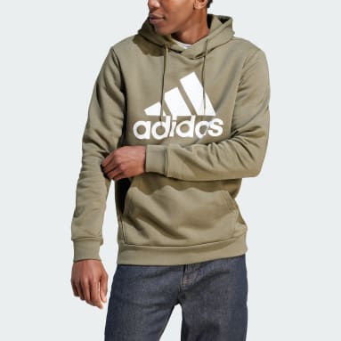 Muži Sportswear zelená Mikina s kapucňou Essentials Fleece Big Logo