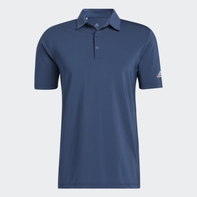 Men Golf Blue Ultimate365 Solid Polo Shirt