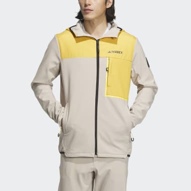 Chamarra National Geographic Soft Shell Beige Hombre TERREX
