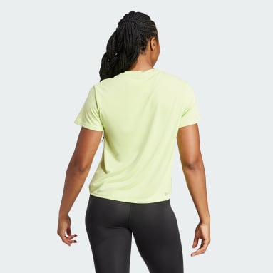 Γυναίκες Γυμναστήριο Και Προπόνηση Πράσινο HIIT HEAT.RDY Sweat-Conceal Training Tee