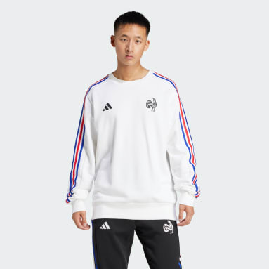 Frankreich Essentials 3-Streifen Sweatshirt