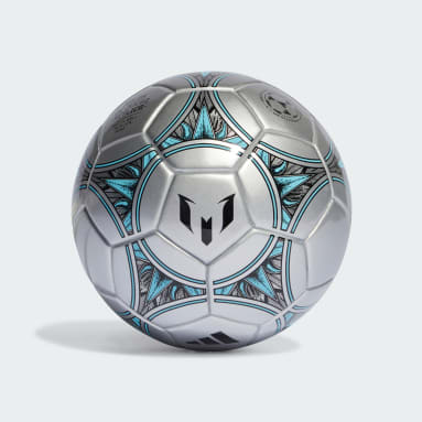 Fußball Messi Miniball Silber