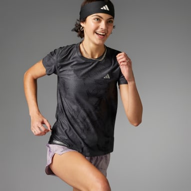 T-shirt imprimé intégral Ultimateadidas Gris Femmes Running