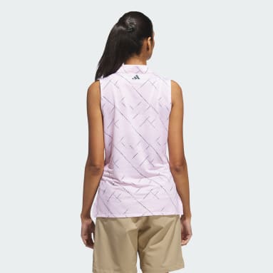 Ultimate365 Printed Sleeveless Poloshirt