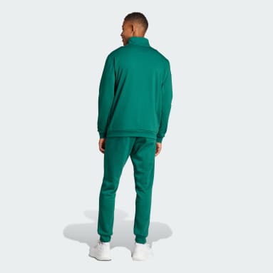Dark green top adidas tracksuit mens