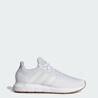 Adidas Canvas Men White Sneakers