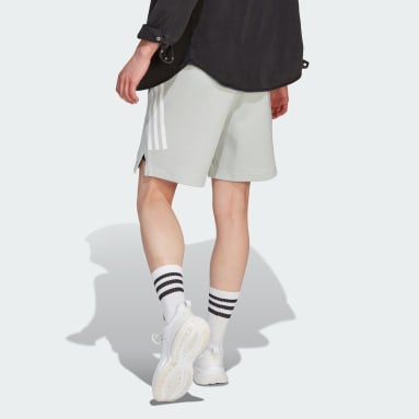 ผู้ชาย Sportswear สีเทา กางเกงขาสั้น Future Icons 3-Stripes