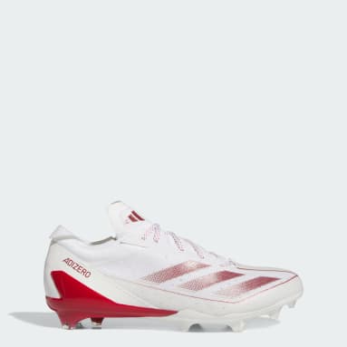 White Louisville Cardinals Football Cleats adidas US