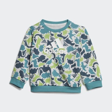 Deti Sportswear Siva Súprava Essentials Allover Print Jogger Kids