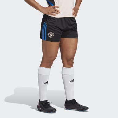Women Football Black Manchester United Condivo 22 Training Shorts
