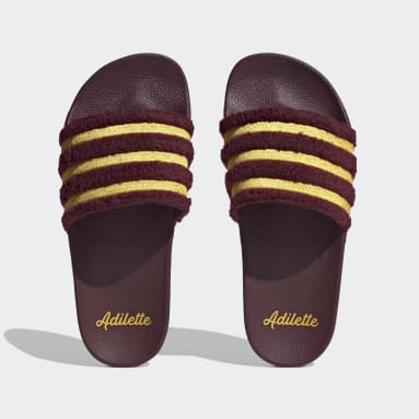 Women Lifestyle Burgundy Adilette Slides