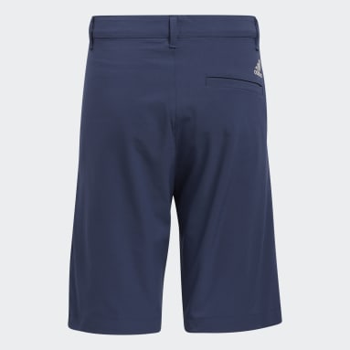 Boys Golf Blue Solid Golf Shorts